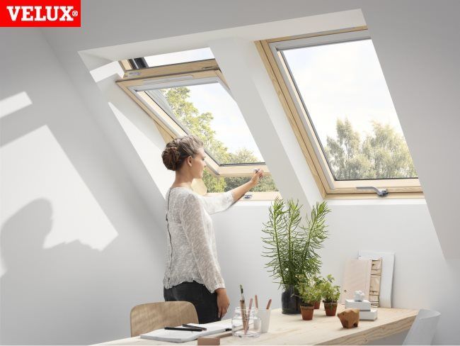 Jumta logi VELUX GLL 1061 B rokturis vērtnes apakšā FK06